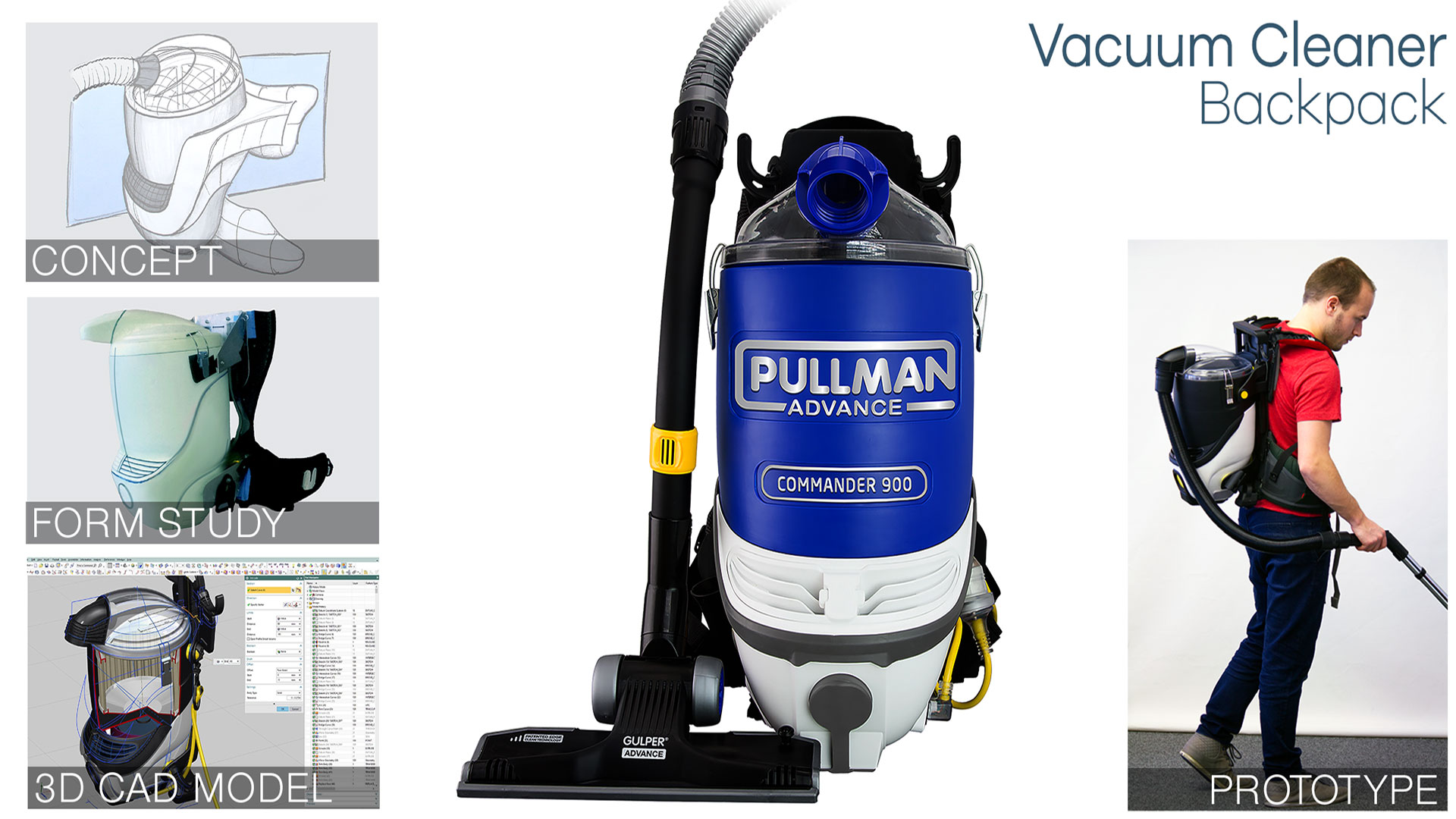 pullman backpack vacuum cleaner design by idea